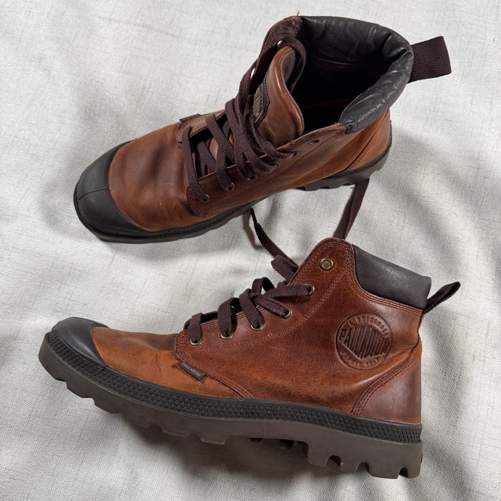 Palladium Pampa Hi Cuff Leather Boots